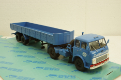 Маз-504В с п/прицепом 5205А Совтрансавто синий, Н786, Наш Автопром 1:43