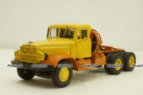 Краз-221Б/258Б тягач желтый/оранжевый, Н769, Наш Автопром 1:43