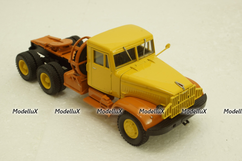Краз-221Б/258Б тягач желтый/оранжевый, Н769, Наш Автопром 1:43