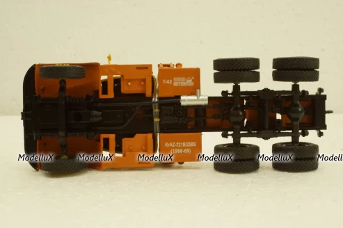 Краз-221Б/258Б тягач желтый/оранжевый, Н769, Наш Автопром 1:43