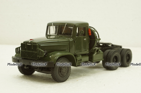 Краз-221Б тягач зеленый, Н776, Наш Автопром 1:43