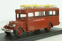 Зис-8 автобус, пожарный, Miniclassic 1:43 Металл!