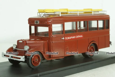 Зис-8 автобус, пожарный, Miniclassic 1:43 Металл!