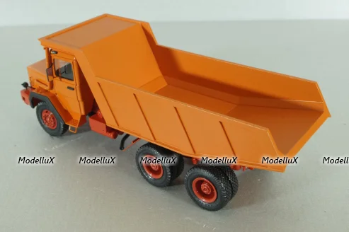 Magirus-Deutz 290D26K самосвал 1975, оранжевый, BY.VOLK 1:43