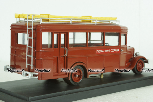 Зис-8 автобус, пожарный, Miniclassic 1:43 Металл!