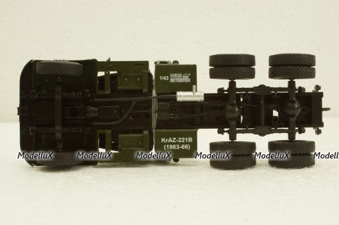 Краз-221Б тягач зеленый, Н776, Наш Автопром 1:43
