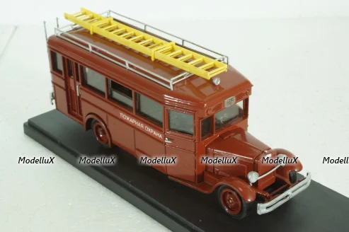Зис-8 автобус, пожарный, Miniclassic 1:43 Металл!