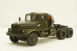 Краз-258Б тягач 1969, зеленый, Н777, Наш Автопром 1:43