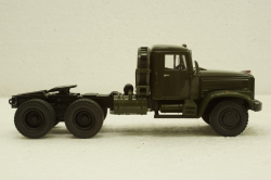 Краз-258Б тягач 1969, зеленый, Н777, Наш Автопром 1:43