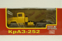 Краз-252 тягач 1980 желтый, Н779, Наш Автопром 1:43