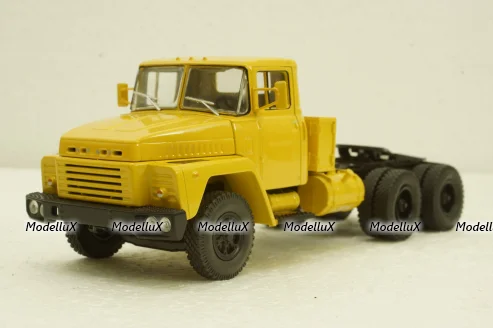 Краз-252 тягач 1980 желтый, Н779, Наш Автопром 1:43