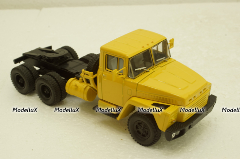 Краз-252 тягач 1980 желтый, Н779, Наш Автопром 1:43