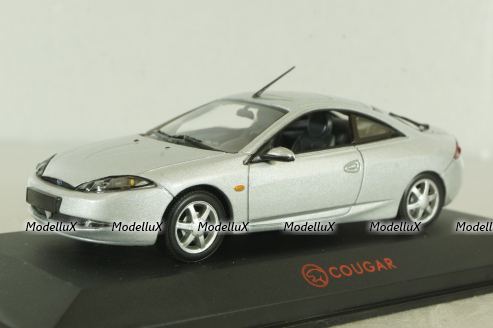 Ford Cougar 1998, silver, Minichamps 1:43 