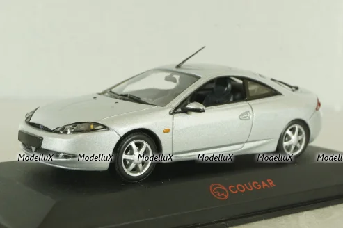 Ford Cougar 1998, silver, Minichamps 1:43 