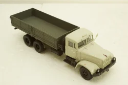 Краз-257 бортовой, 1989 серый/зеленый, Н203, Наш Автопром 1:43