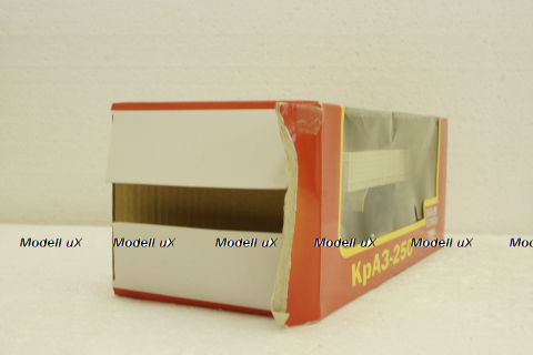 Краз-250 бортовой, 1986 бежевый, Н250, Наш Автопром 1:43