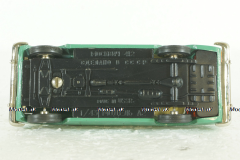 Москвич-412, А2, зеленый, Тантал/Радон 1:43