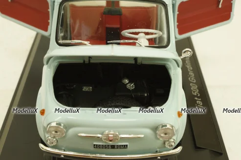 Fiat 500 Giardiniera 1964, blue, 187742, Norev 1:18