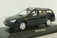 Ford Mondeo Turnier (MK3) 2001, dark blue, Minichamps 1:43