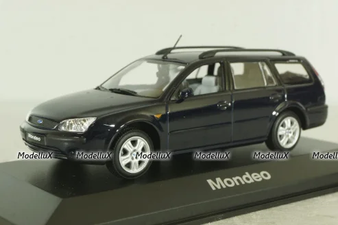 Ford Mondeo Turnier (MK3) 2001, dark blue, Minichamps 1:43