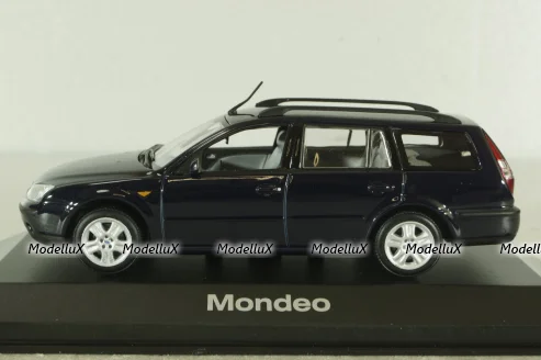 Ford Mondeo Turnier (MK3) 2001, dark blue, Minichamps 1:43