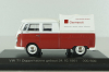 Volkswagen T1c Transporter Doka Germerott 24.10.1961, white/red,  #000/500, Norev 1:43