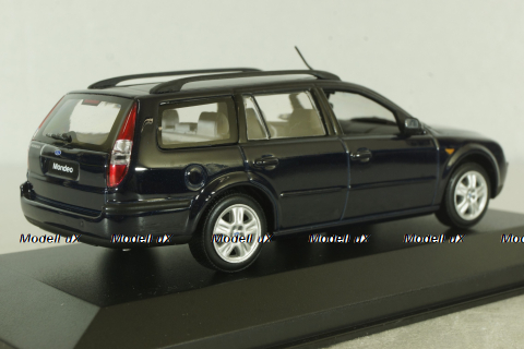 Ford Mondeo Turnier (MK3) 2001,  dark blue, Minichamps 1:43
