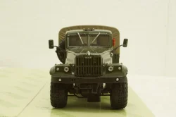 Краз-255Б борт с тентом зеленый 1969 зеленый, Н289, Наш Автопром 1:43