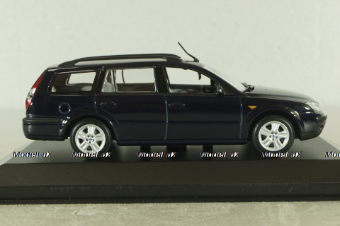 Ford Mondeo Turnier (MK3) 2001,  dark blue, Minichamps 1:43