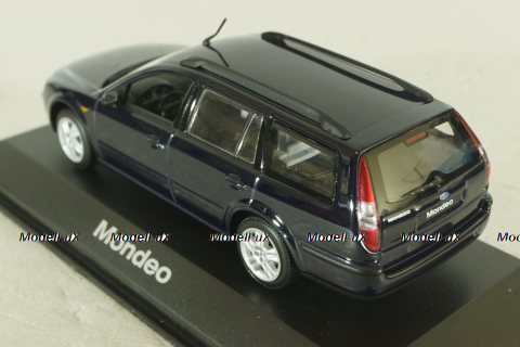 Ford Mondeo Turnier (MK3) 2001,  dark blue, Minichamps 1:43