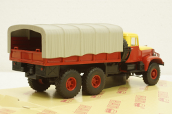 Краз-214Б Аварийная , красный/желтый, Н763, Наш Автопром 1:43