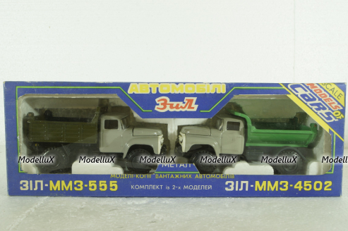 Зил-ММЗ-555 и Зил-ММЗ-4503 подарочный набор, Электроприбор 1:43