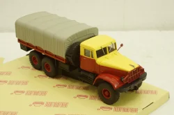Краз-214Б Аварийная , красный/желтый, Н763, Наш Автопром 1:43