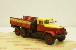 Краз-214Б Аварийная , красный/желтый, Н763, Наш Автопром 1:43
