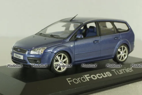 Ford Focus Turnier (MK2) 2008, blue, Minichamps 1:43