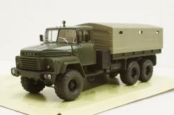 Краз-260 борт с тентом Хаки 1979г, Н290, Наш Автопром 1:43