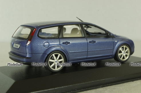 Ford Focus Turnier (MK2) 2008, blue, Minichamps 1:43