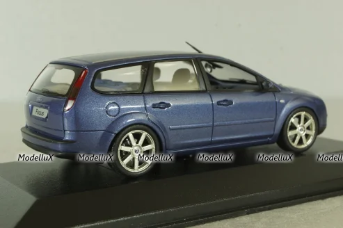 Ford Focus Turnier (MK2) 2008, blue, Minichamps 1:43