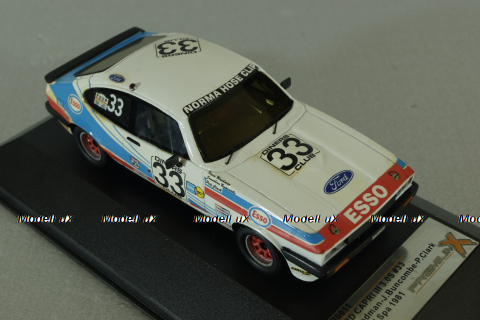 Ford Capri III 3.0S #33 24H Spa 1981, white, PR0011, Premium X 1:43