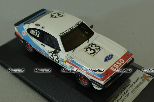 Ford Capri III 3.0S #33 24H Spa 1981, white, PR0011, Premium X 1:43