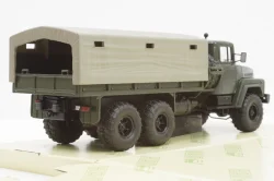 Краз-260 борт с тентом Хаки 1979г, Н290, Наш Автопром 1:43