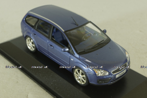Ford Focus Turnier (MK2) 2008, blue, Minichamps 1:43