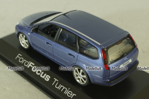 Ford Focus Turnier (MK2) 2008, blue, Minichamps 1:43