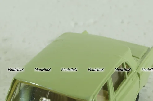 Москвич-412, А2, капот пластина, Тантал/Радон 1:43