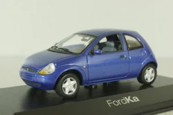 Ford Ka 1996, blue, Minichamps 1:43