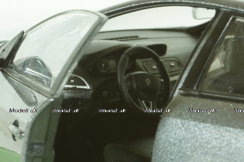 Renault Megane 2009 Grey, Welly 1:24