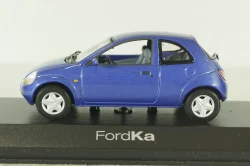 Ford Ka 1996, blue, Minichamps 1:43