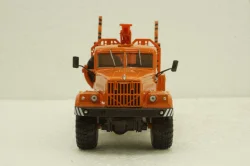 Краз-255Л1 лесовоз, оранжевый, Н727, Наш Автопром 1:43