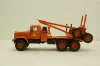 Краз-255Л1 лесовоз, оранжевый, Н727, Наш Автопром 1:43