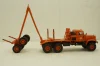 Краз-255Л1 лесовоз, оранжевый, Н727, Наш Автопром 1:43